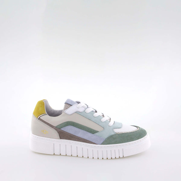 Sneakers with green hotsell