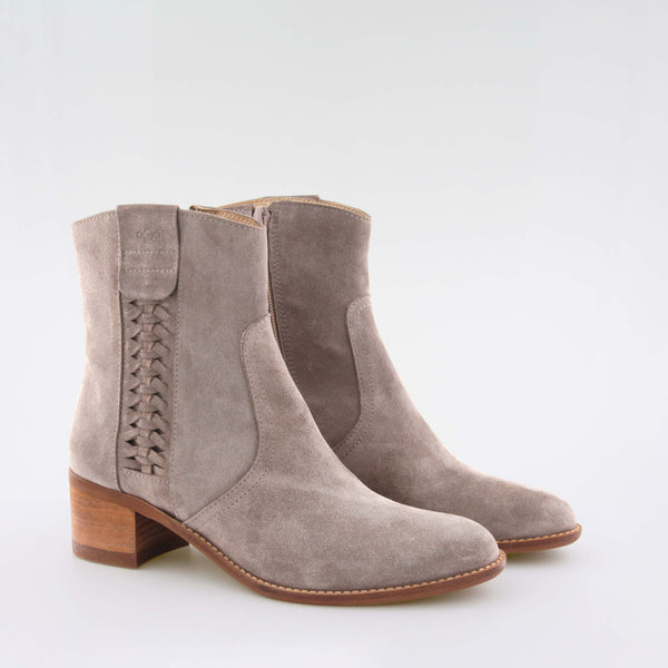 Gabriela Taupe Ankle Boots