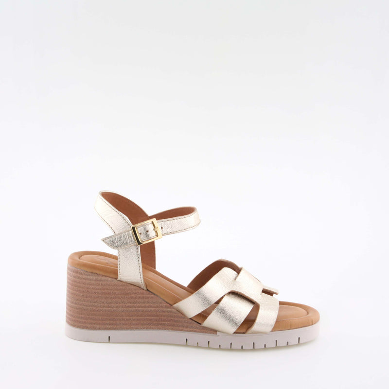 Vander Gold Heel Sandals