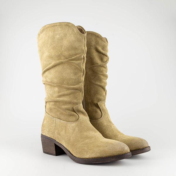Clare_Beige Cookie High Boot