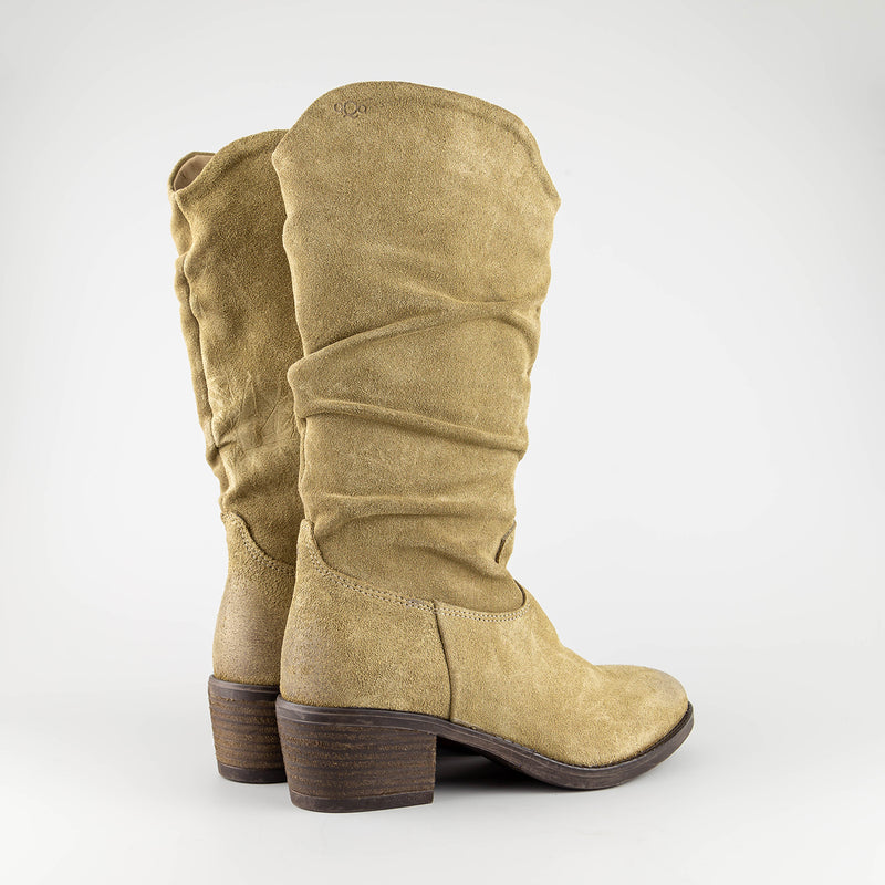 Clare_Beige Cookie High Boot