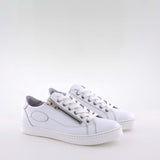 Mai White Leather Low Sneakers