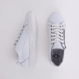 Mai White Leather Low Sneakers