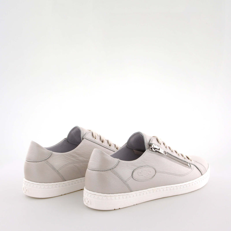 Mai Off White Leather Low Sneakers