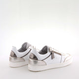 Bear White Leather Low Sneakers