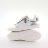 Bear White Leather Low Sneakers