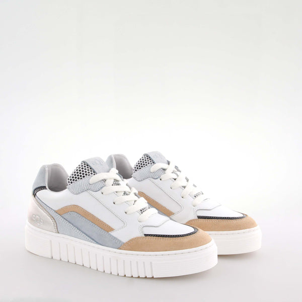 Siri Beige/White Suede/Leather/Technical materials  Low Sneakers