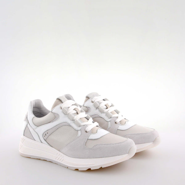 Posay White Suede/Leather/Technical materials Low Sneakers