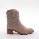 Betty Dark Taupe Suede Ankle Boots