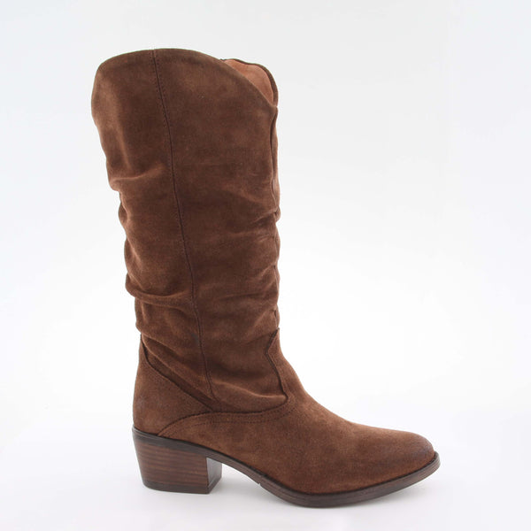 Women's Brandy suede ankle boot by AQA Shoes