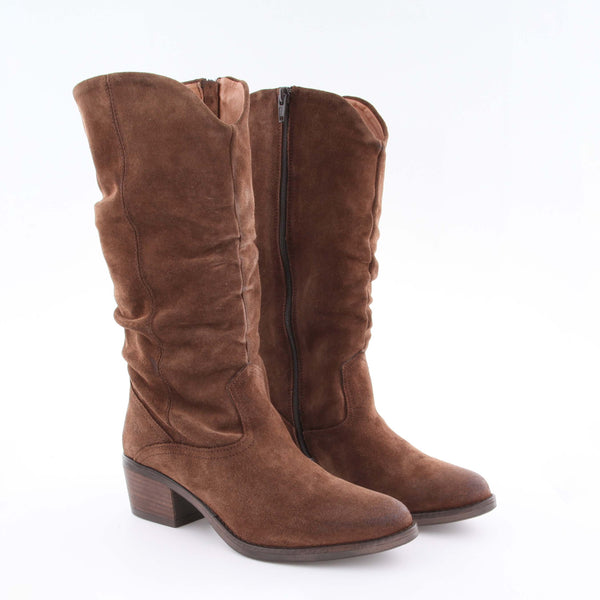 Women's Brandy suede ankle boot by AQA Shoes