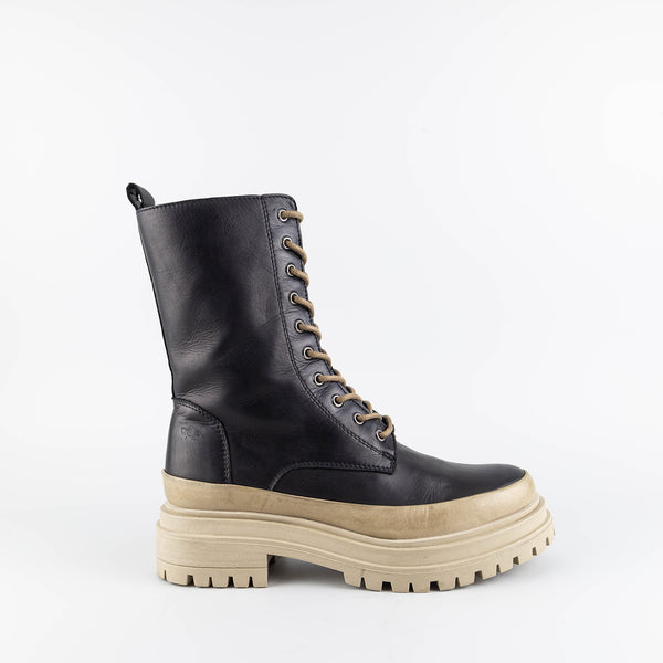 Carly lace shop up hiker bootie