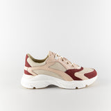 Grace Pink Leather Low Sneakers